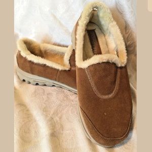 Skechers GOWalk Fuzzy Slip On Walking Shoes